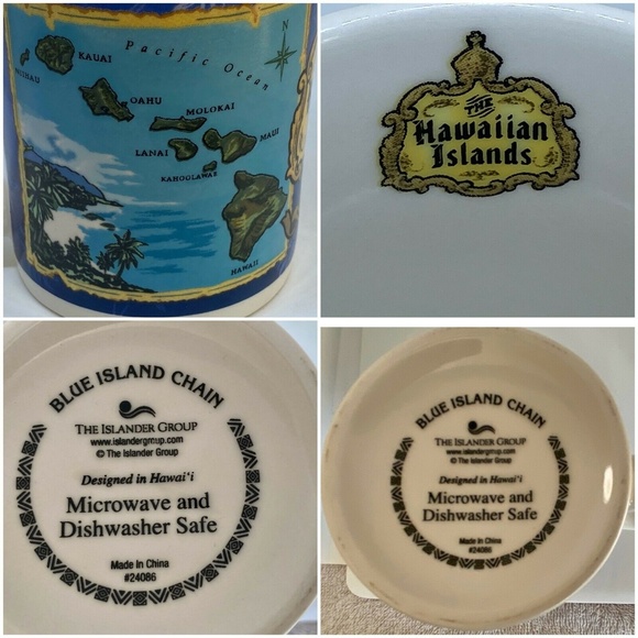 Blue Island Chain Hawaiian Mug All Over Print - Picture 7 of 8
